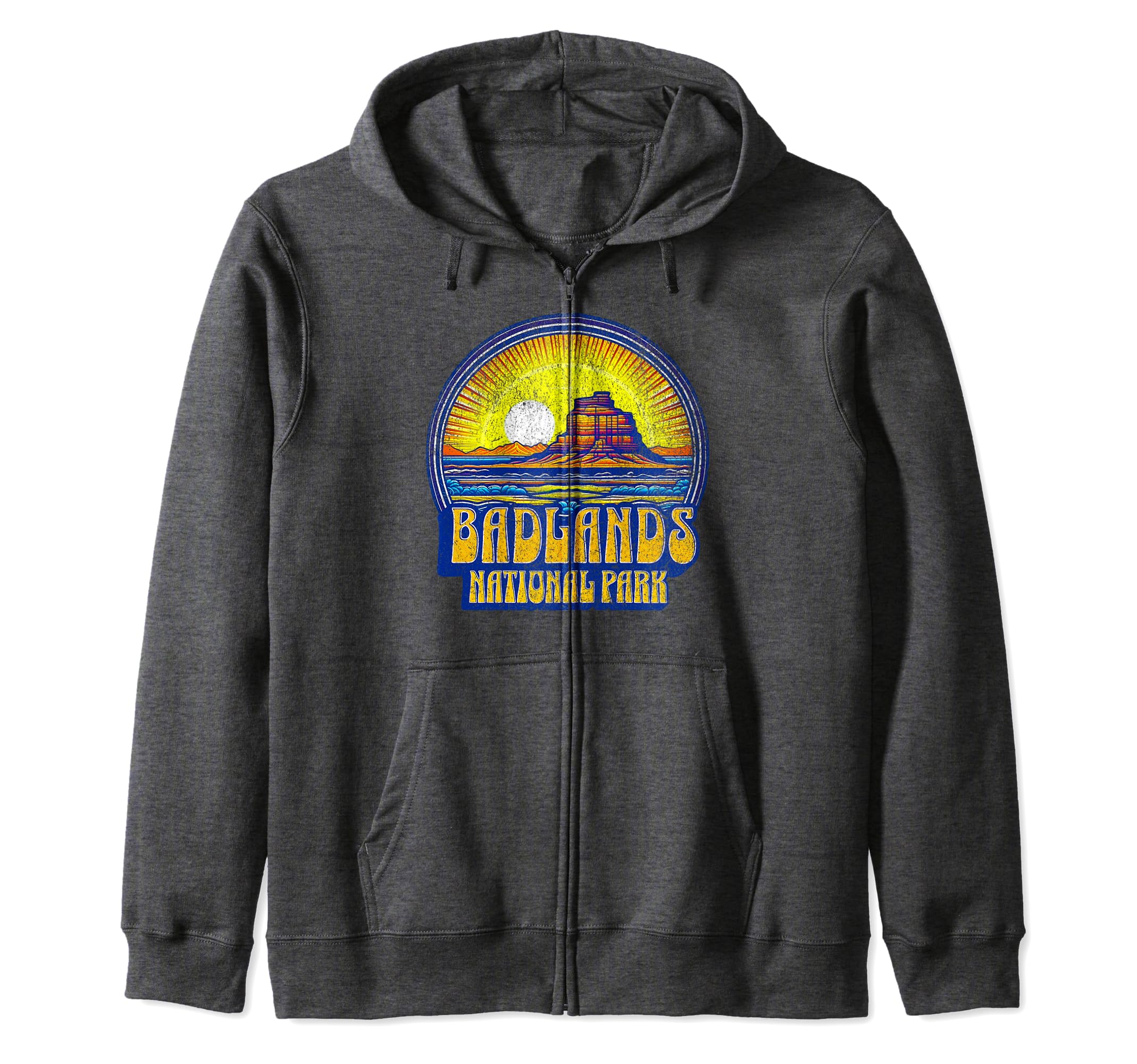 Badlands National Park South Dakota Sweatshirt - Graphic Print for Adults - T-Shirt, Sweatshirt, Hoodie