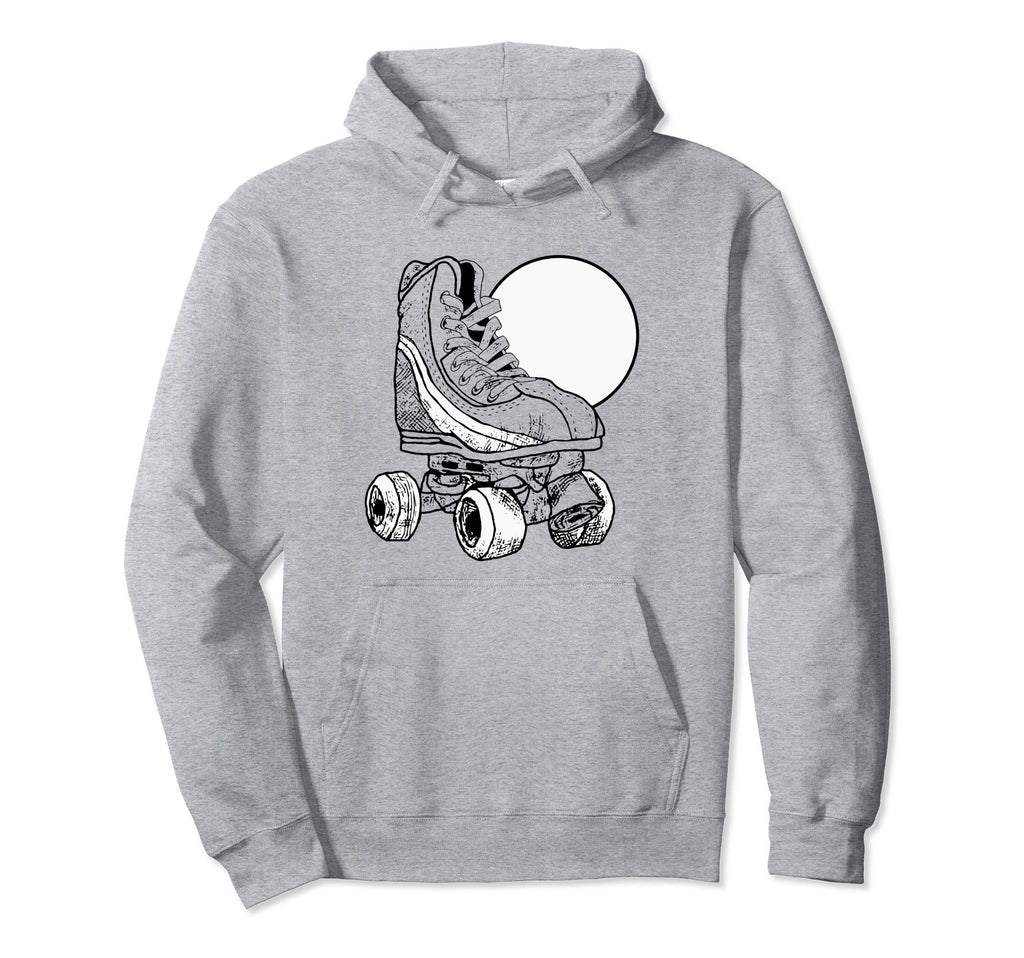 Minimalist Roller Skate Sun Simple Sketch Hoodie - Graphic Print Unisex - T-Shirt, Sweatshirt, Hoodie