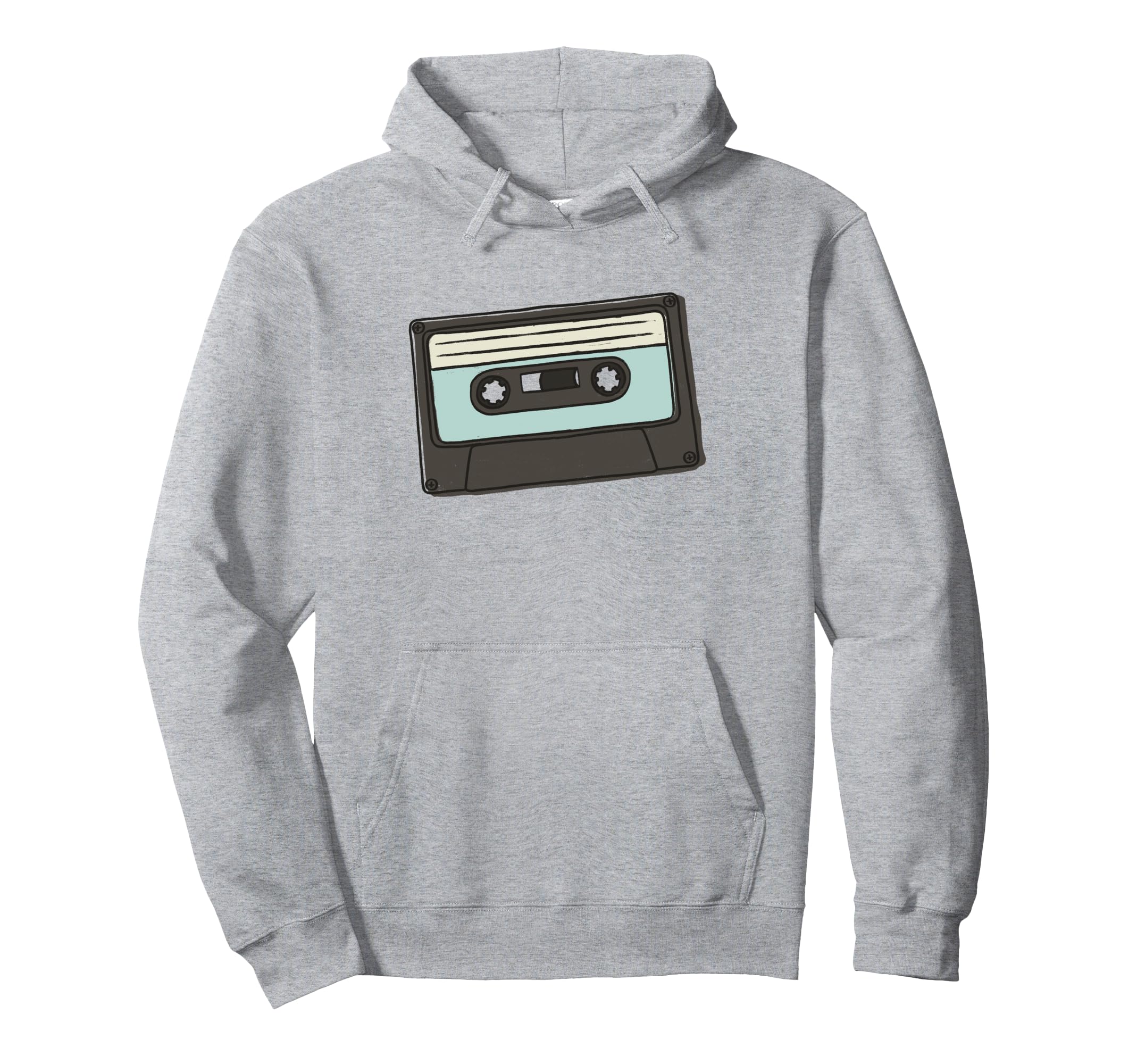 Threadless Cecelia Hotzler Cassette Hoodie - Minimalist Print for Adults - T-Shirt, Sweatshirt, Hoodie
