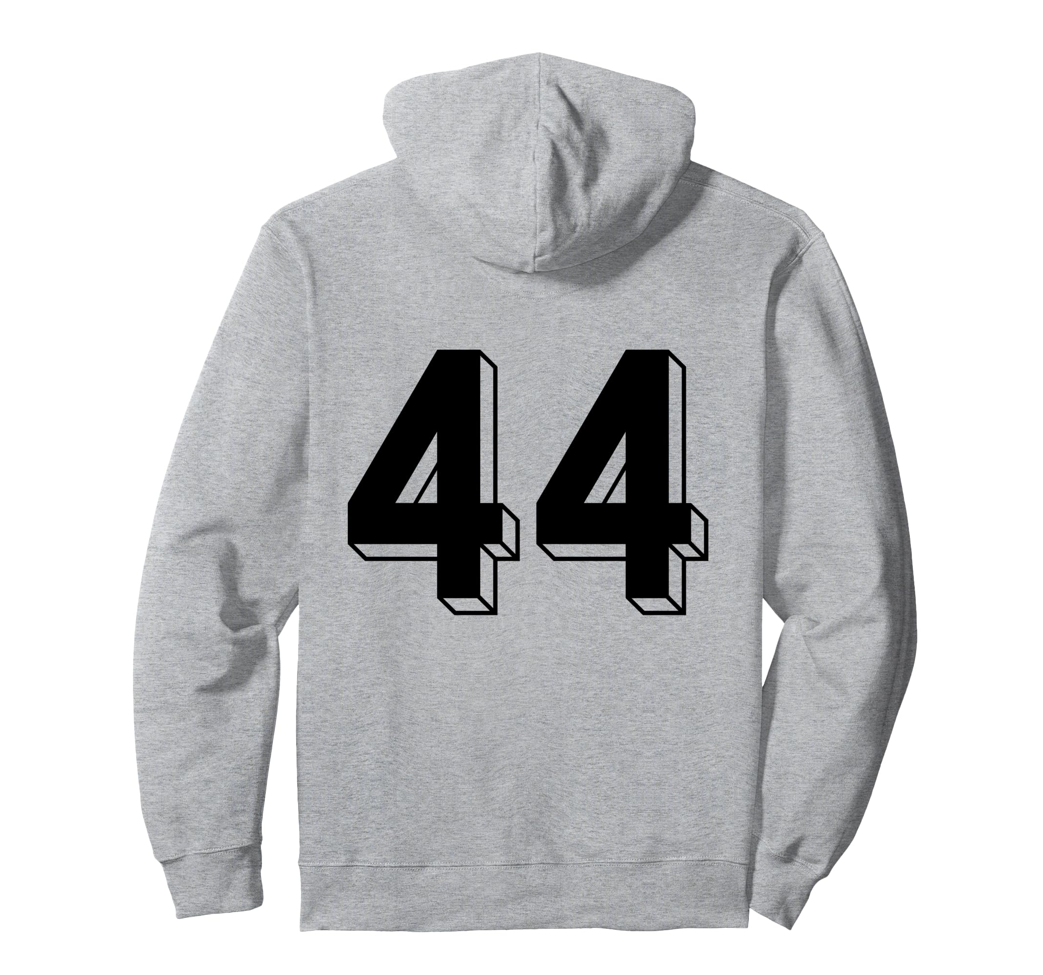 Number 44 Backside 80S 90S Team Jersey Hoodie - Trendy Graphic Unisex - T-Shirt, Sweatshirt, Hoodie