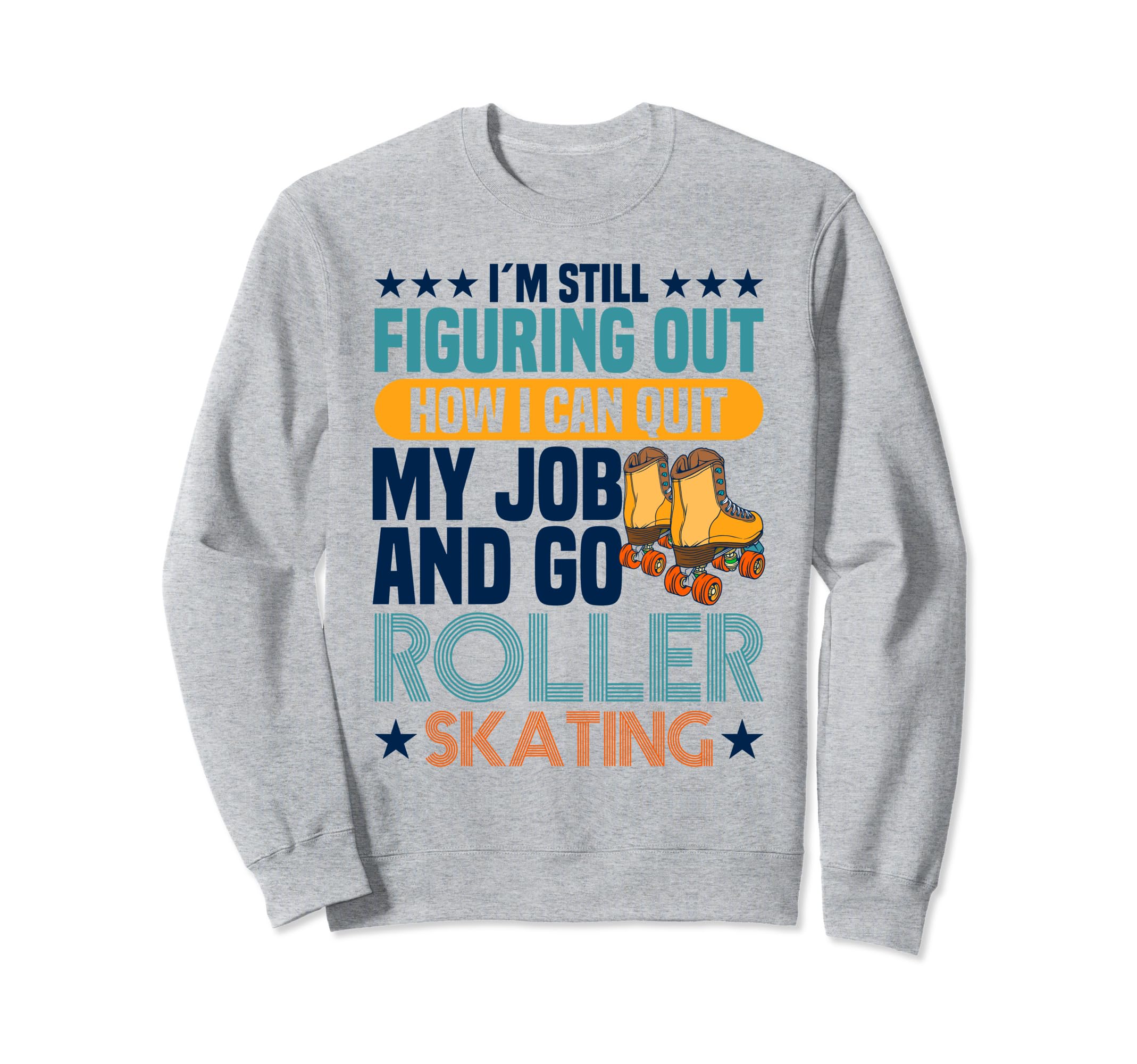 Roller Skating 80S Party Disco Sweatshirt - Graphic Print Unisex - T-Shirt, Sweatshirt, Hoodie
