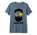 Mens Soccer Softball Dad Messy Hair T-Shirt - Graphic Print Men Women - T-Shirt, Sweatshirt, Hoodie