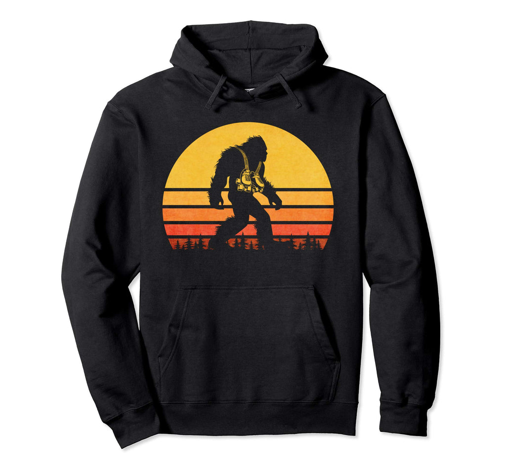 Bigfoot Rollerskates Sasquatch Roller Hoodie - Minimalist Print for Adults - T-Shirt, Sweatshirt, Hoodie