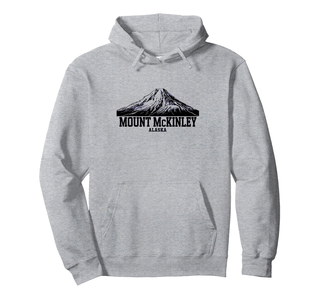 Mount Mckinley National Park Alaska Hoodie - Minimalist Print Men Women - T-Shirt, Sweatshirt, Hoodie