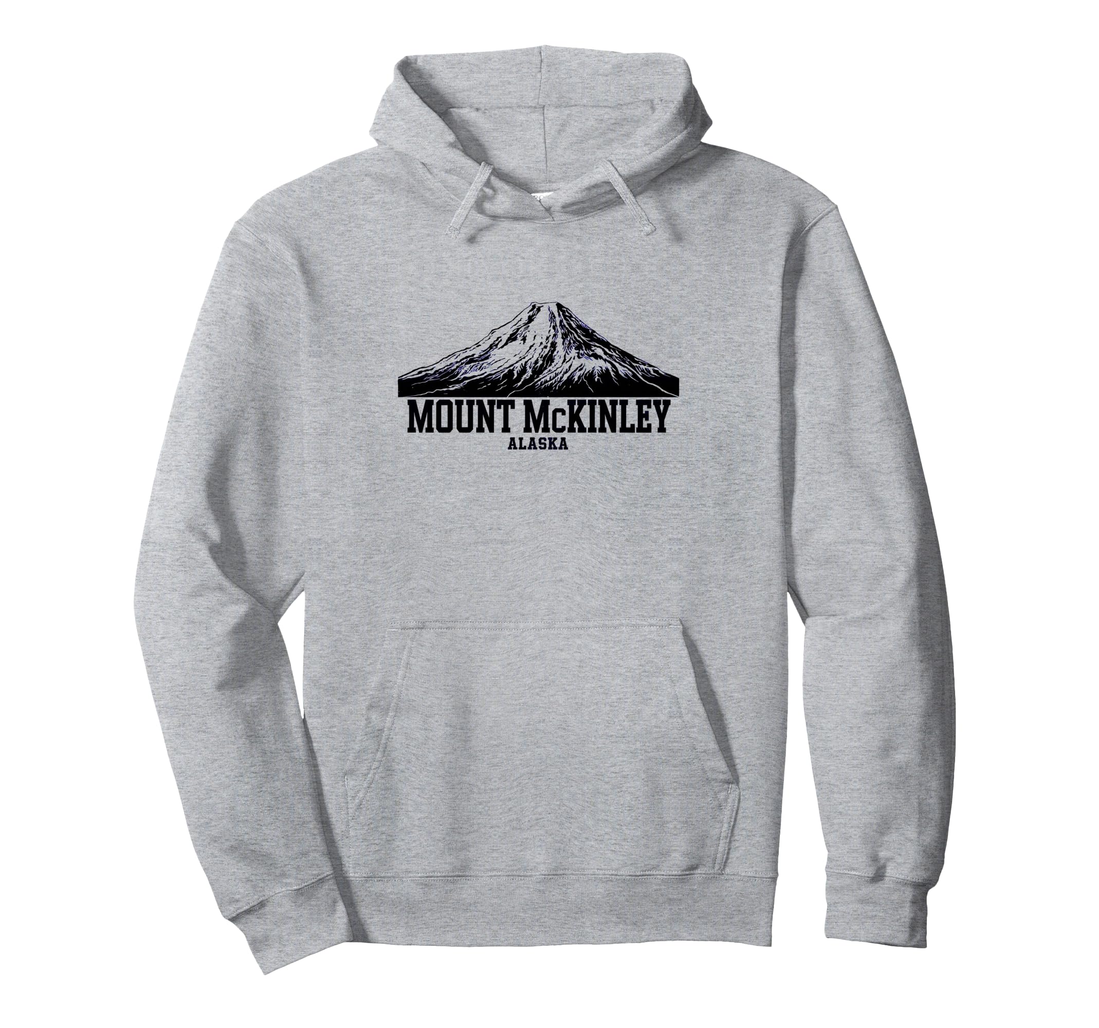 Mount Mckinley National Park Alaska Hoodie - Minimalist Print Men Women - T-Shirt, Sweatshirt, Hoodie
