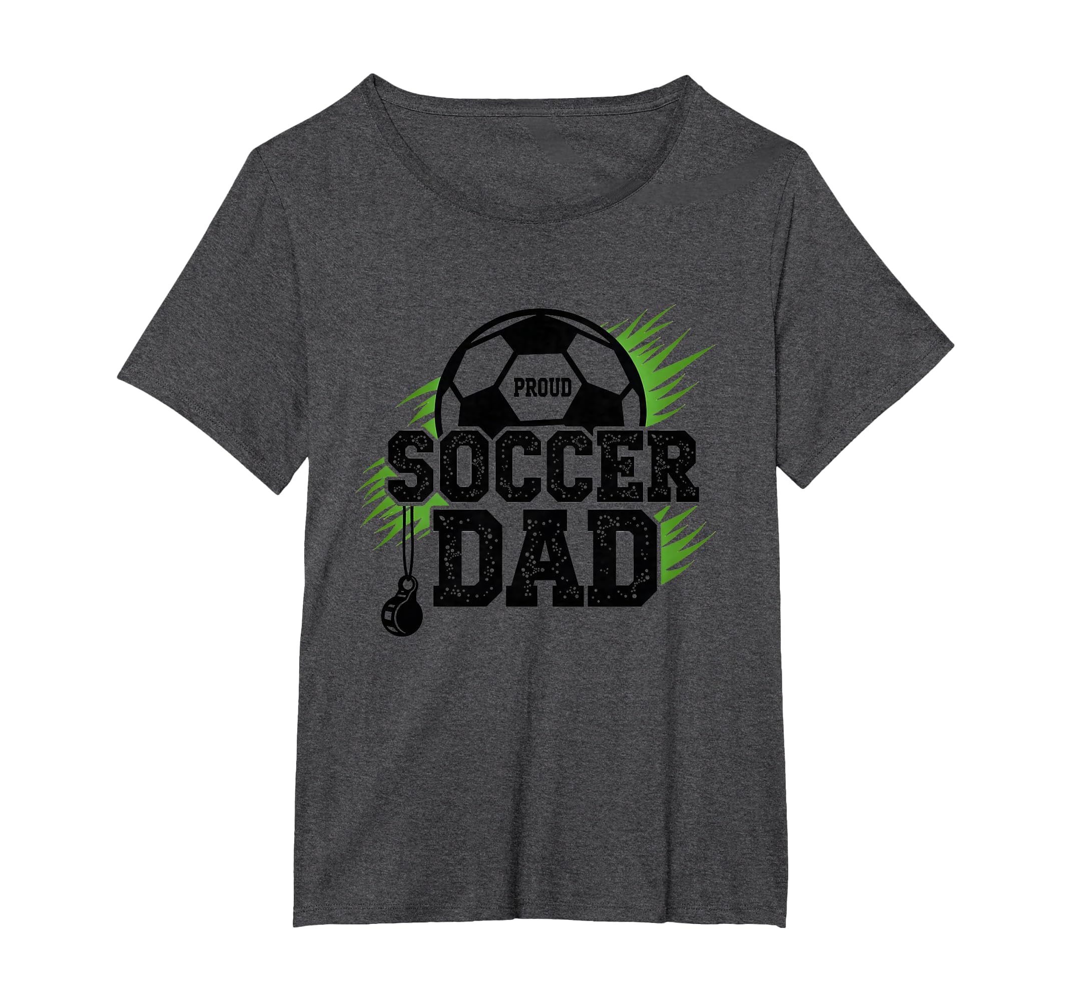 Proud Soccer Dad Whistle Sports Fan T-Shirt - Custom Art Print Men Women - T-Shirt, Sweatshirt, Hoodie