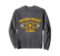 Sacred Heart Flames Soccer Ball 2025 Sweatshirt - Novelty Apparel Men Women - T-Shirt, Sweatshirt, Hoodie