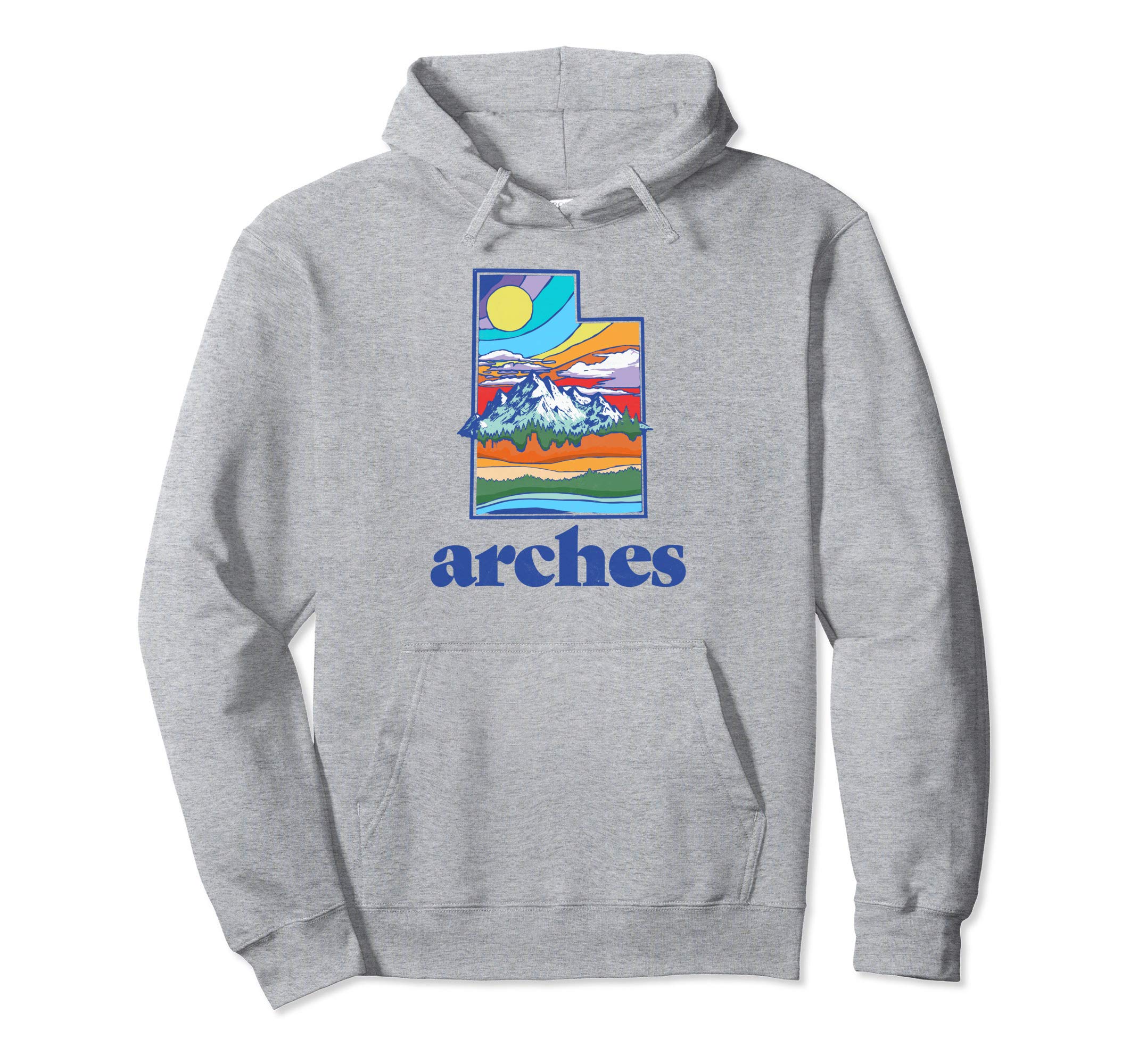 Arches National Park Utah Nature Outdoor Hoodie - Unique Graphic for Adults - T-Shirt, Sweatshirt, Hoodie