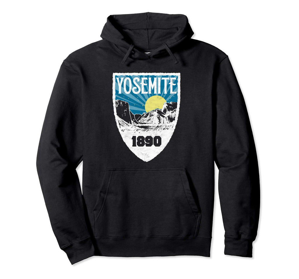 Yosemite Valley Moon Stars National Park Hoodie - Unique Graphic Unisex - T-Shirt, Sweatshirt, Hoodie