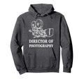 Movie Camera Cinematography Director Hoodie - Graphic Print Men Women - T-Shirt, Sweatshirt, Hoodie