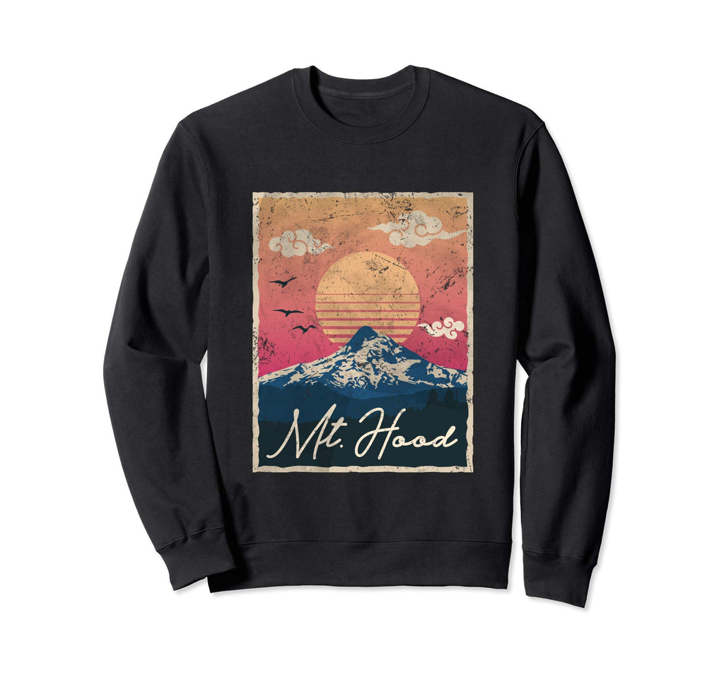 Oregon Mount Hood Mountain National Park Sweatshirt - Graphic Print Unisex - T-Shirt, Sweatshirt, Hoodie