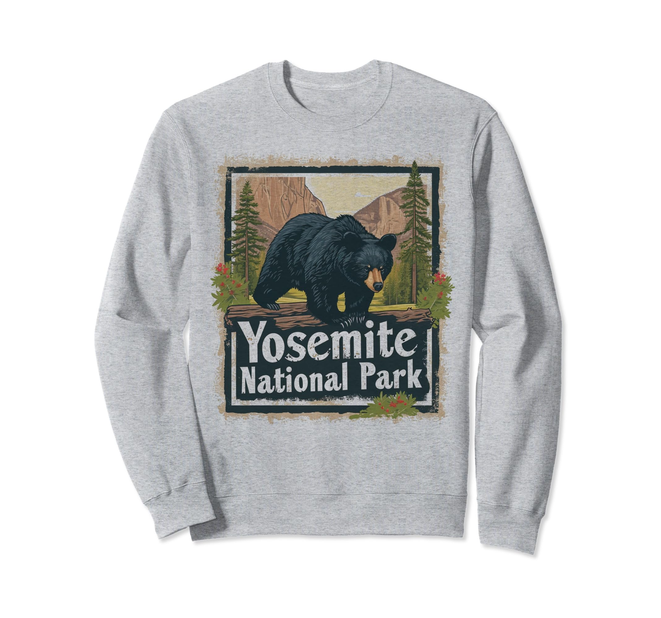 Yosemite Us National Park Sweatshirt - Unique Graphic Unisex - T-Shirt, Sweatshirt, Hoodie