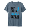 Eat Sleep Soccer Repeat Sport Player Tri T-Shirt - Graphic Print Unisex - T-Shirt, Sweatshirt, Hoodie