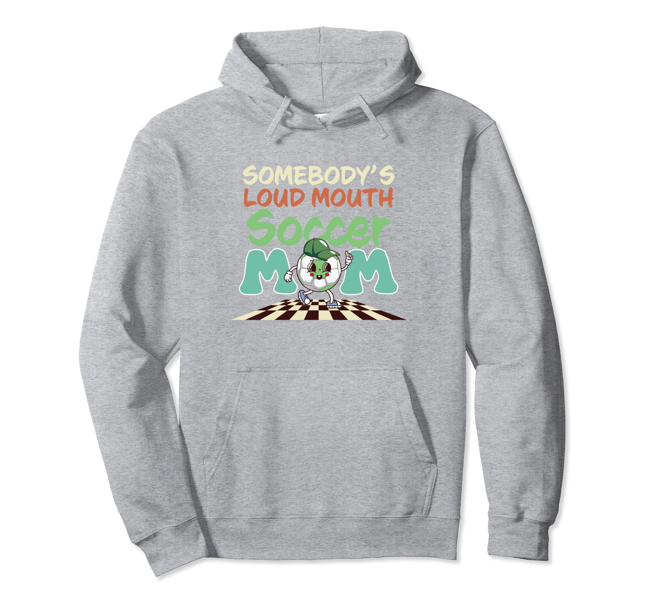 Loud Mouth Soccer Mom Hoodie - Minimalist Print Men Women - T-Shirt, Sweatshirt, Hoodie