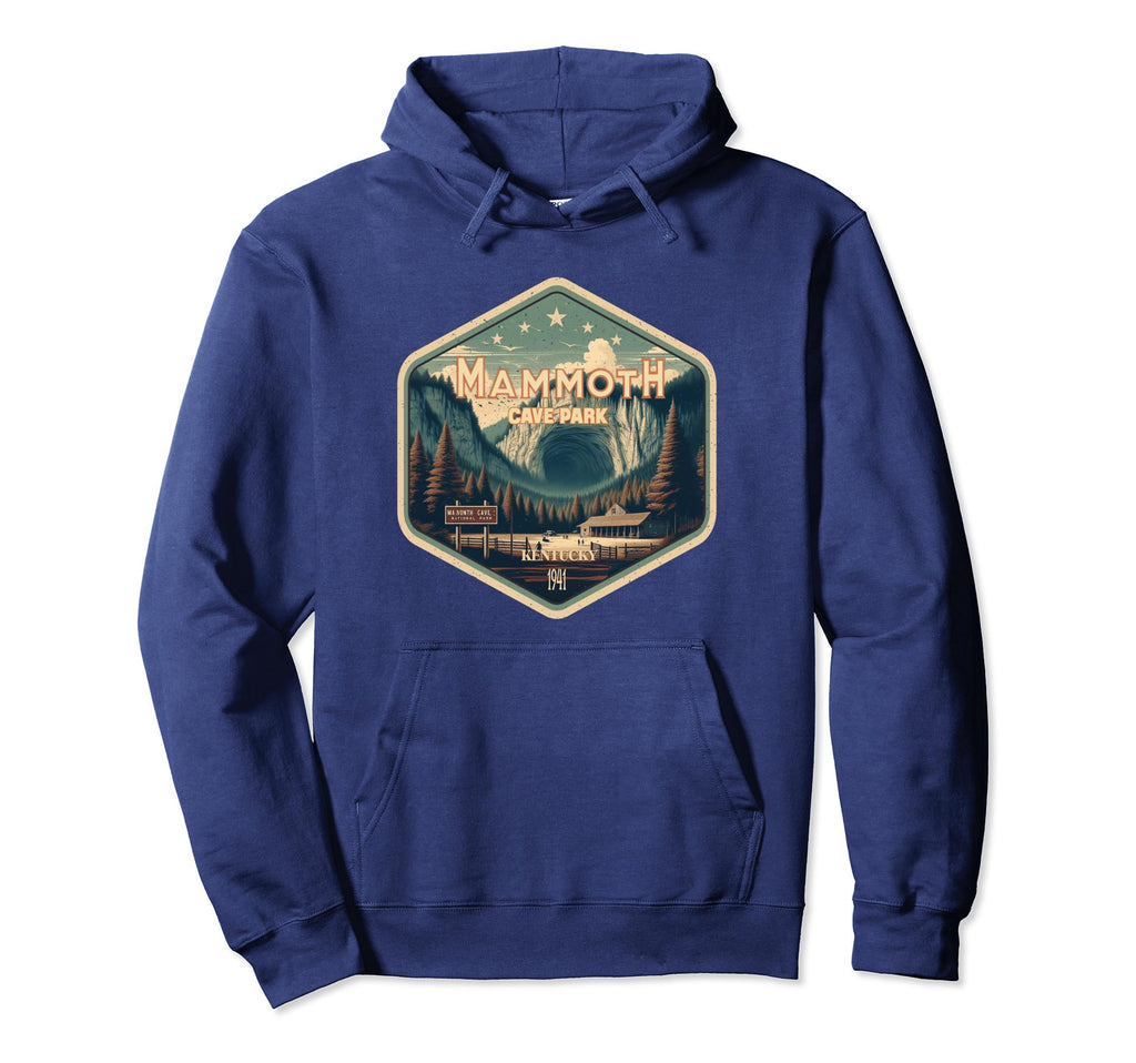 Mammoth Cave National Park Hexagonal Hoodie - Graphic Print for Adults - T-Shirt, Sweatshirt, Hoodie