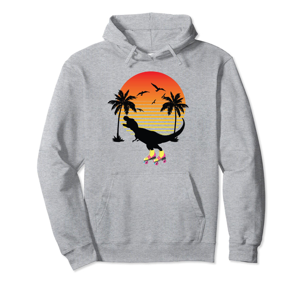 Trex Roller Skate Derby California 80S Hoodie - Unique Graphic Unisex - T-Shirt, Sweatshirt, Hoodie