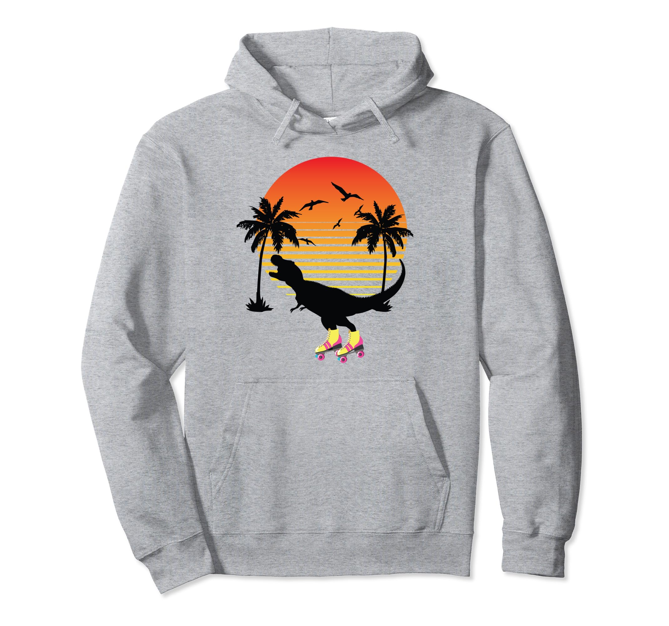 Trex Roller Skate Derby California 80S Hoodie - Unique Graphic Unisex - T-Shirt, Sweatshirt, Hoodie
