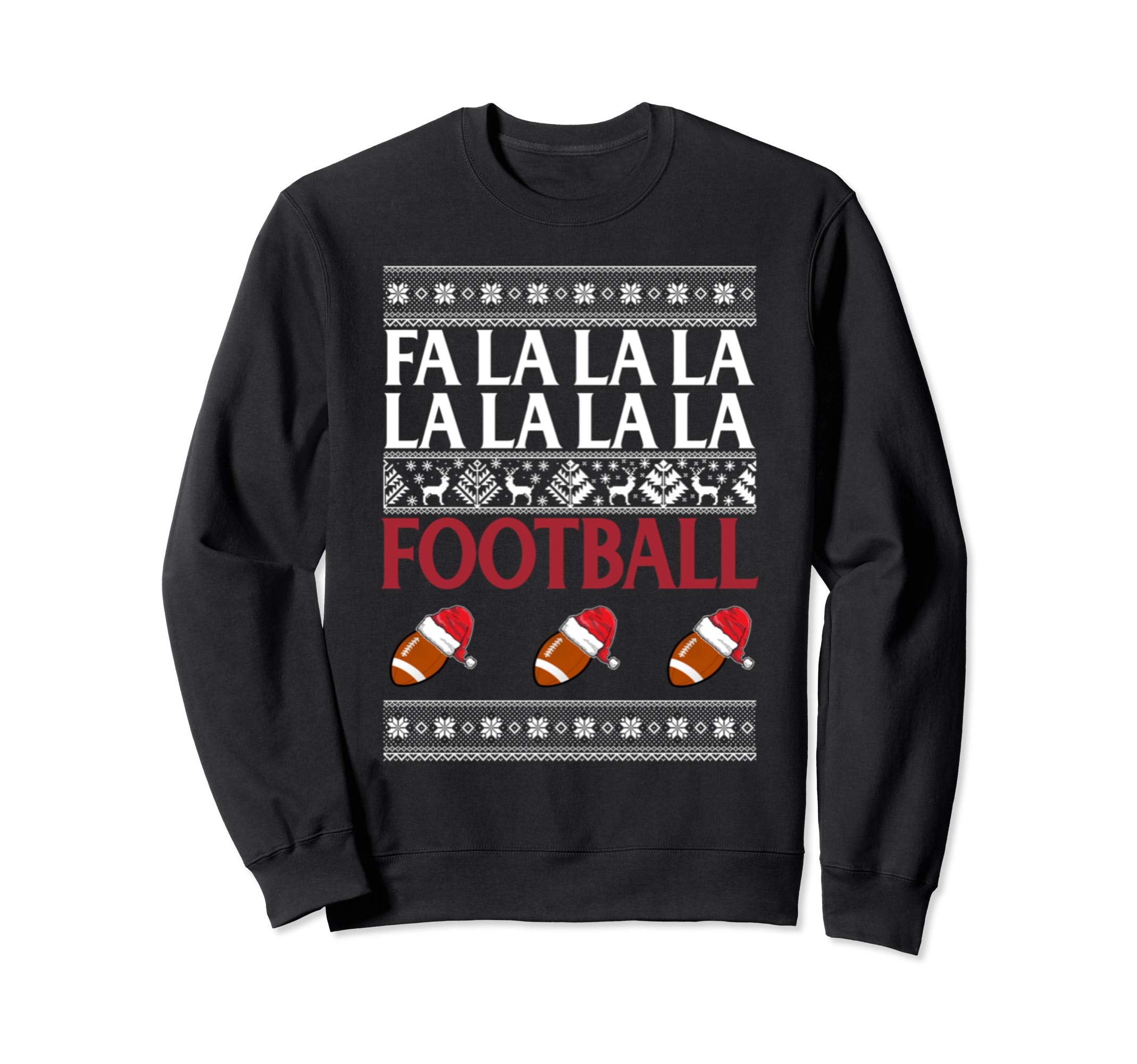 Football Ugly Santa Funny Party Sweatshirt - Streetwear Style Men Women - T-Shirt, Sweatshirt, Hoodie