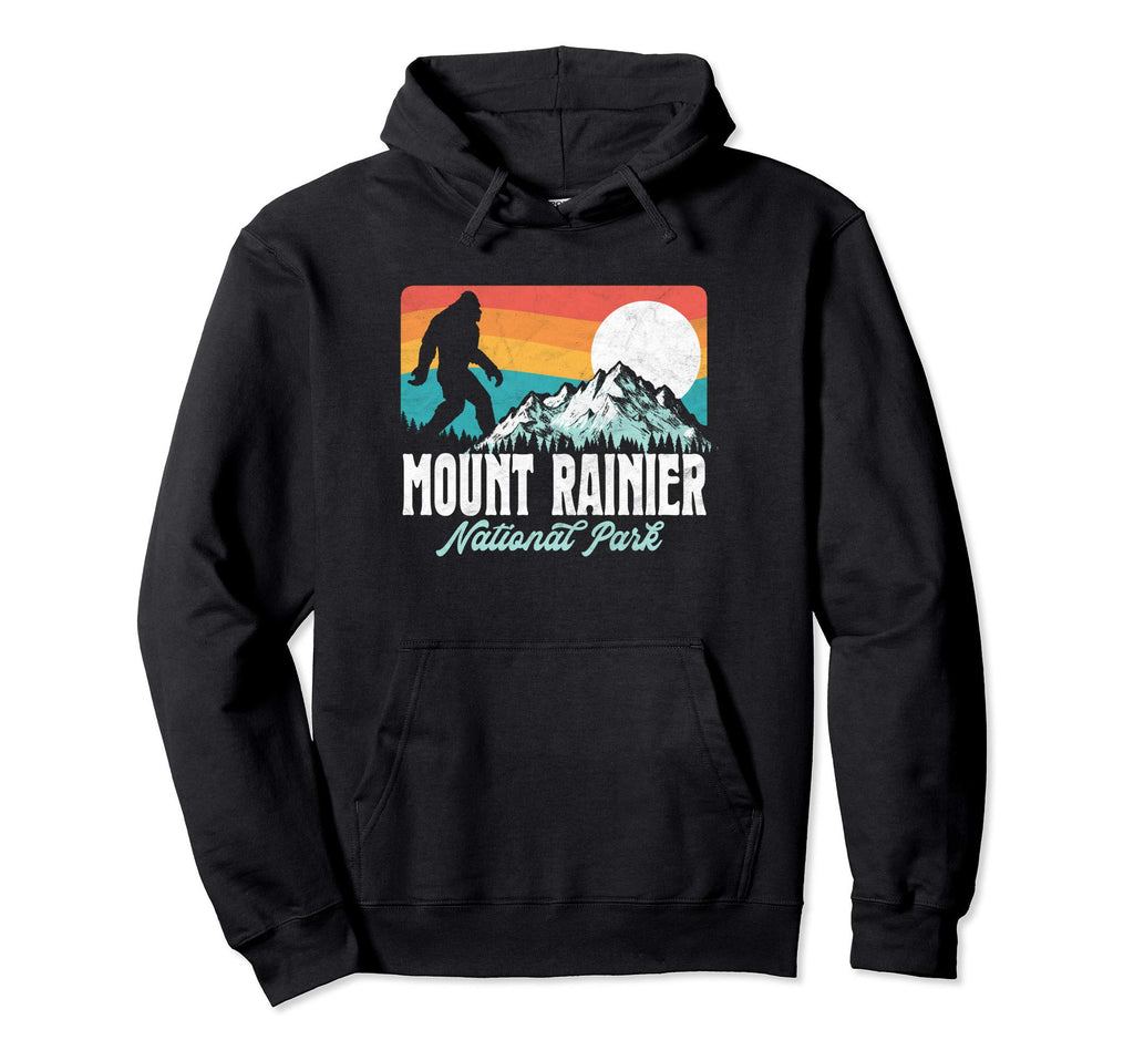 Mount Rainier National Park Bigfoot Hoodie - Casual Everyday Wear Unisex - T-Shirt, Sweatshirt, Hoodie