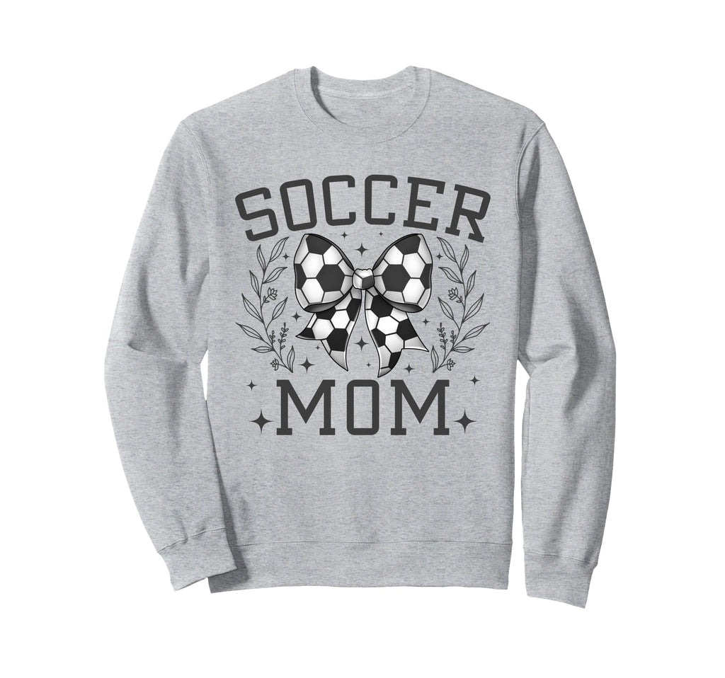 Coquette Bow Soccer Mom Game Day Sweatshirt - Streetwear Style Unisex - T-Shirt, Sweatshirt, Hoodie