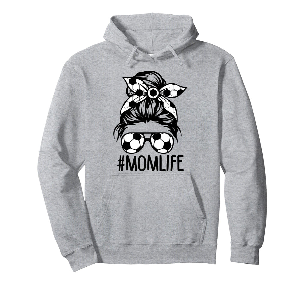 Dy Mom Life Soccer Lover Mothers Day Hoodie - Minimalist Print for Adults - T-Shirt, Sweatshirt, Hoodie