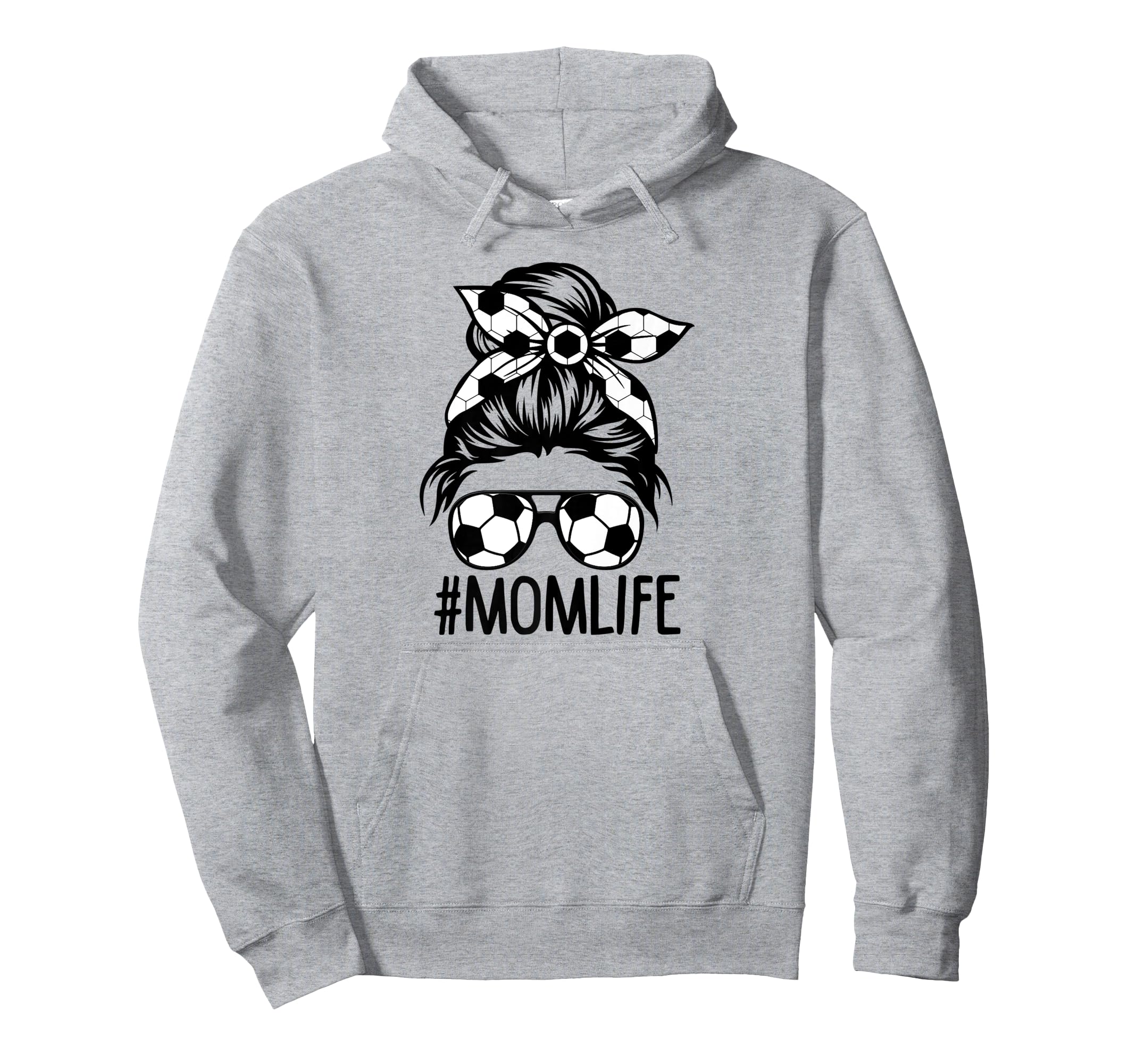 Dy Mom Life Soccer Lover Mothers Day Hoodie - Novelty Apparel for Adults - T-Shirt, Sweatshirt, Hoodie