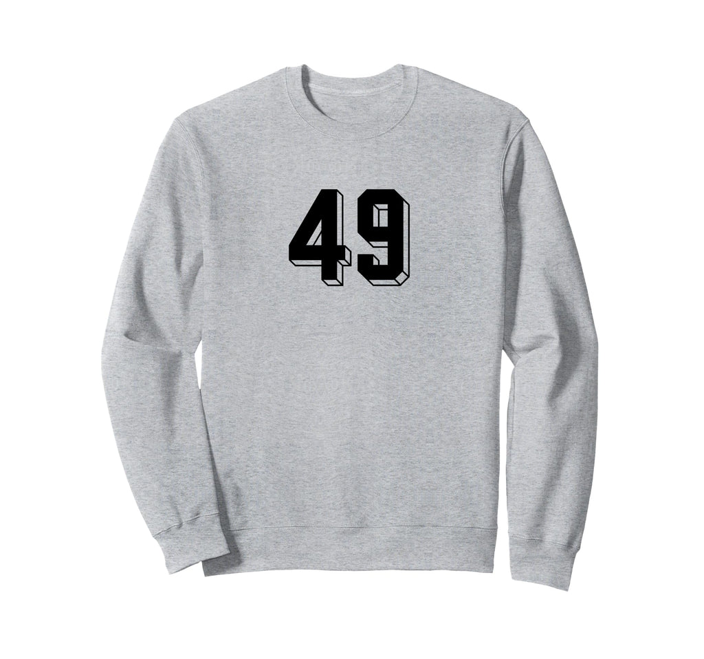 Number 49 80S 90S Soccer Team Sweatshirt - Aesthetic Graphic for Adults - T-Shirt, Sweatshirt, Hoodie