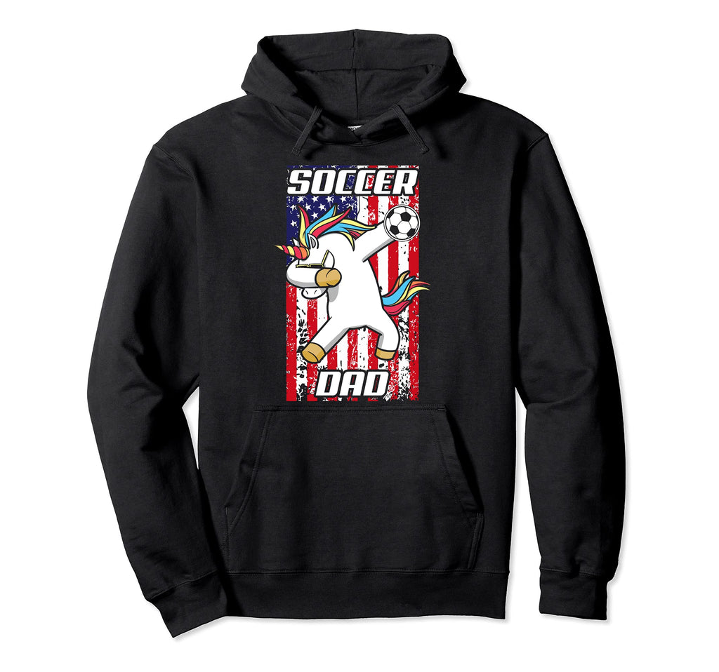 New First Time Dad To Be Soccer Daddy Hoodie - Graphic Print Unisex - T-Shirt, Sweatshirt, Hoodie