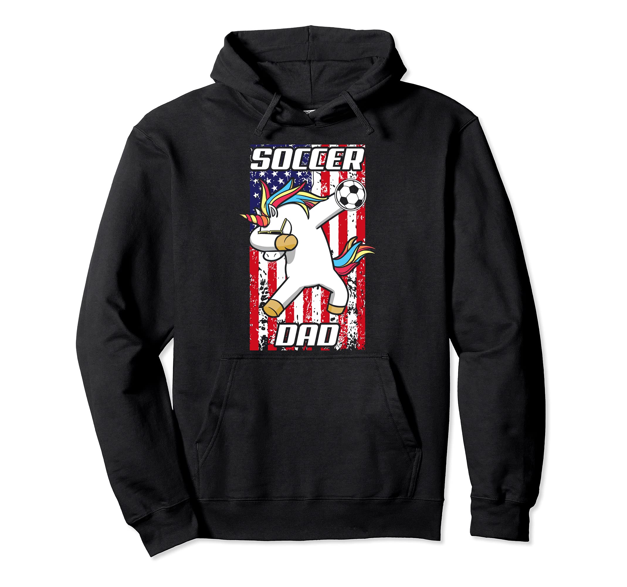 New First Time Dad To Be Soccer Daddy Hoodie - Graphic Print Unisex - T-Shirt, Sweatshirt, Hoodie