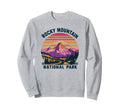 Rocky Mountain National Park Sunset Sweatshirt - Graphic Print for Adults - T-Shirt, Sweatshirt, Hoodie