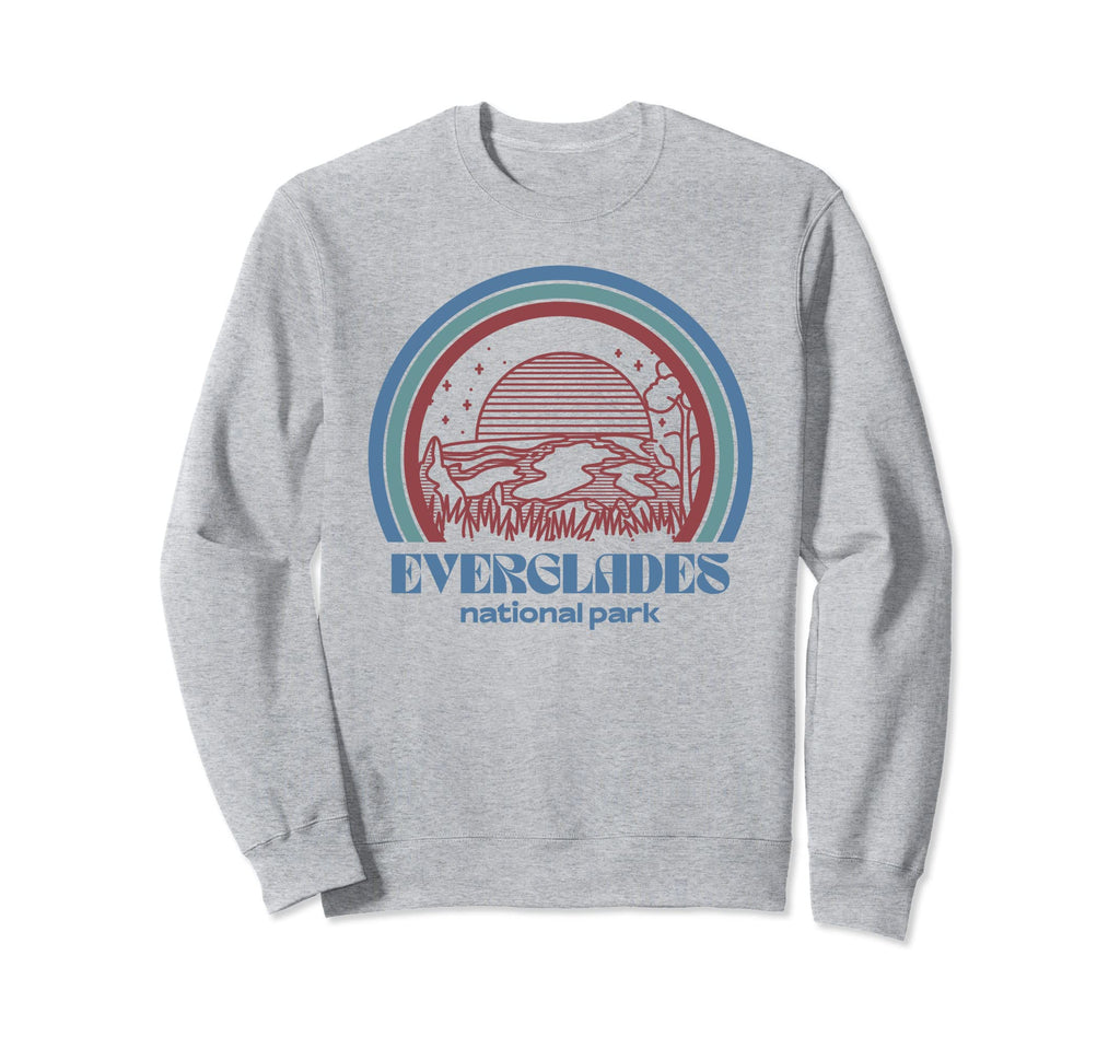 Everglades National Park Outdoor Sweatshirt - Minimalist Print Unisex - T-Shirt, Sweatshirt, Hoodie