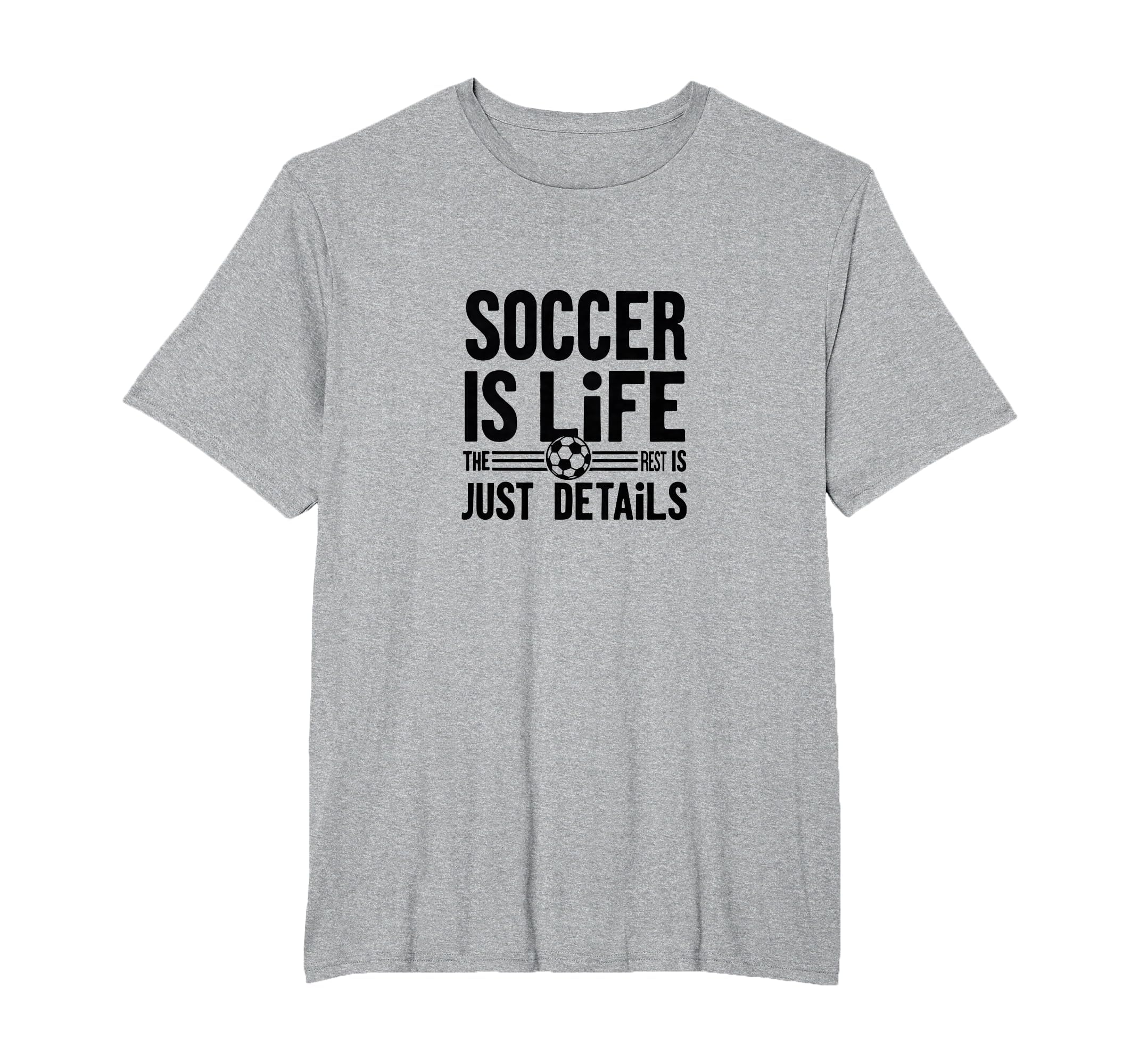 Soccer Is Life Soccer Dads Sporty T-Shirt - Custom Art Print for Adults - T-Shirt, Sweatshirt, Hoodie