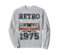 1975 47 Year Old Cassette Tape 47Th Sweatshirt - Novelty Apparel Men Women - T-Shirt, Sweatshirt, Hoodie
