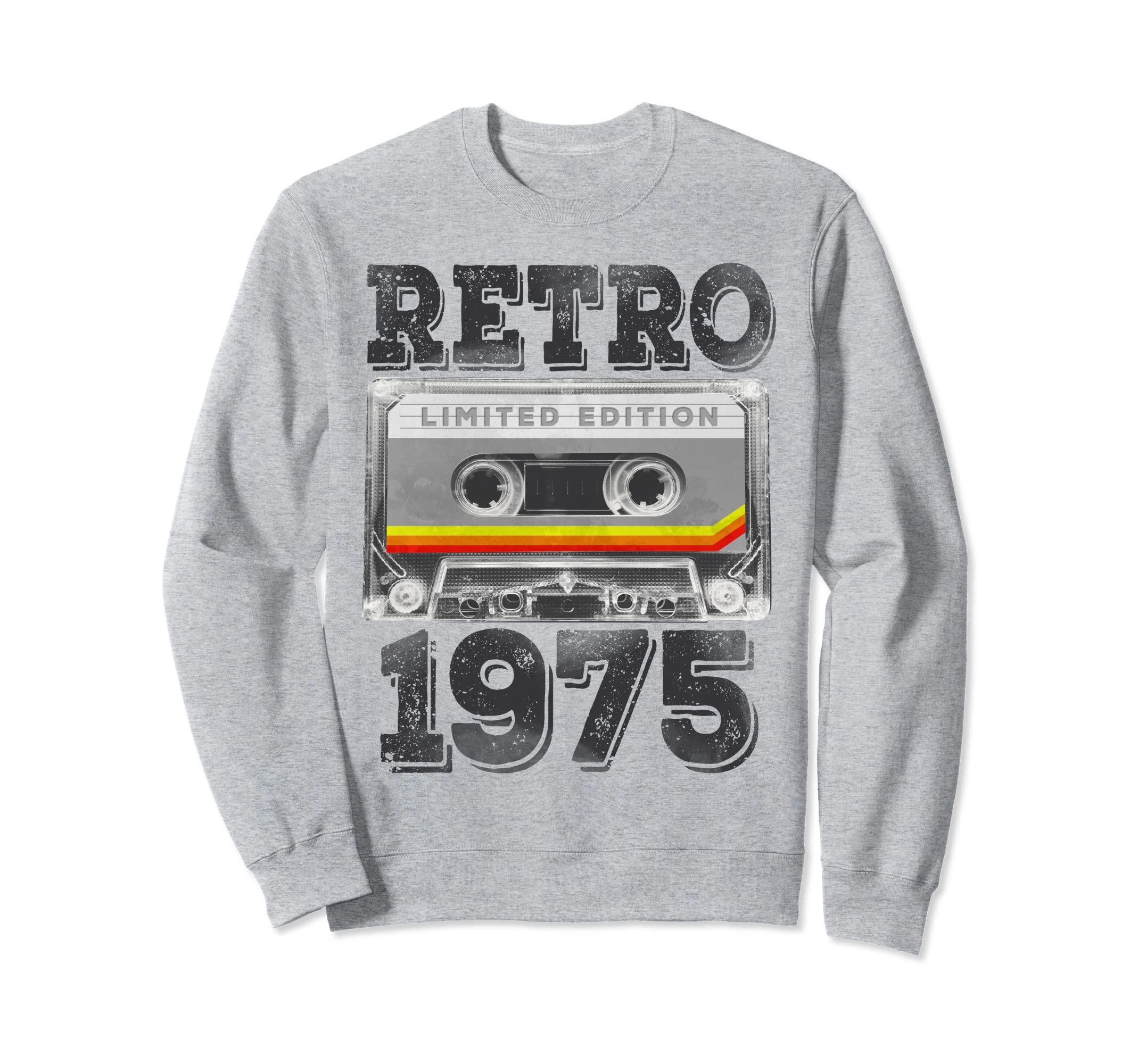 1975 47 Year Old Cassette Tape 47Th Sweatshirt - Novelty Apparel Men Women - T-Shirt, Sweatshirt, Hoodie