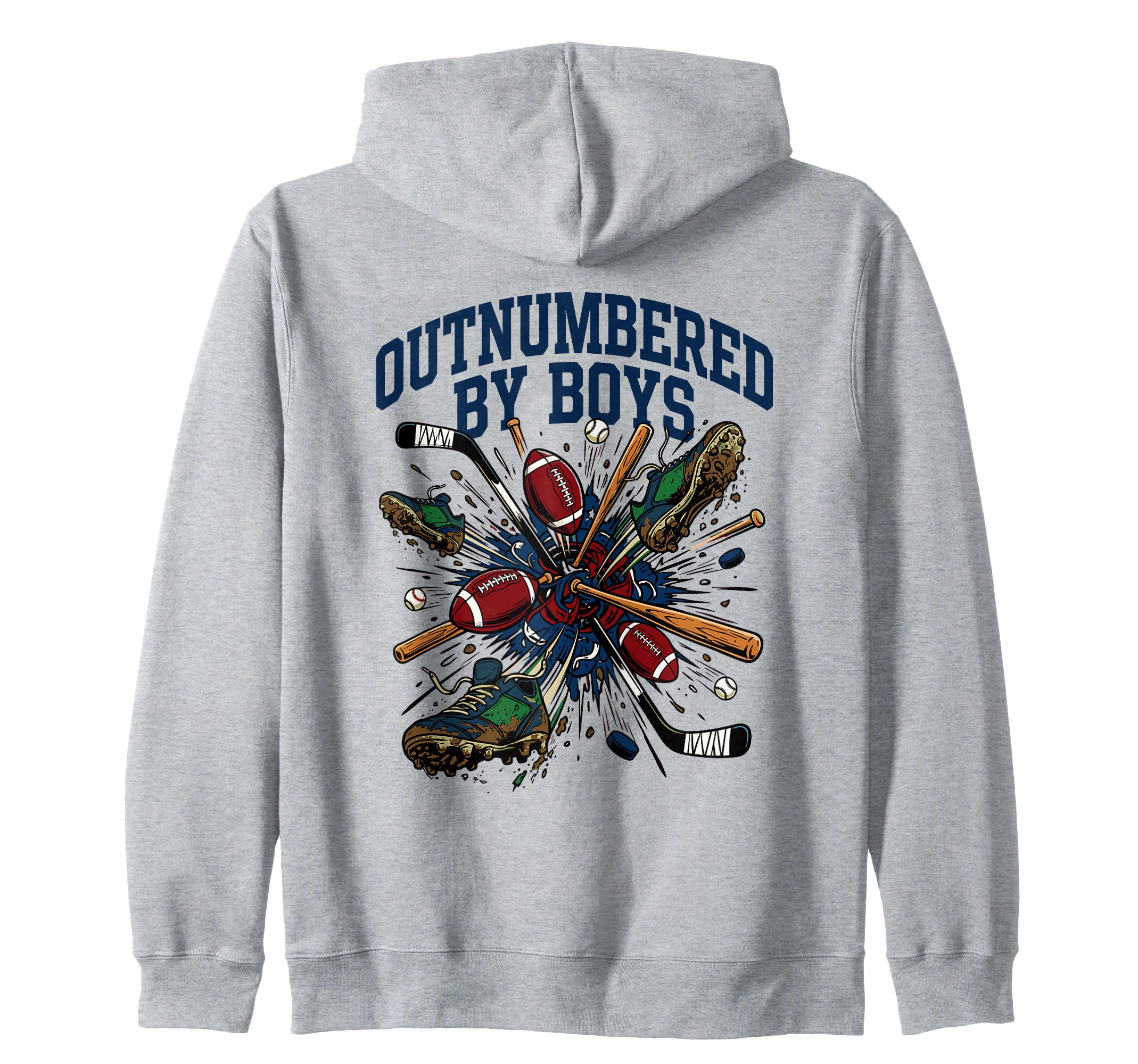 Basketball Football Soccer Hockey Sweatshirt - Trendy Graphic for Adults - T-Shirt, Sweatshirt, Hoodie