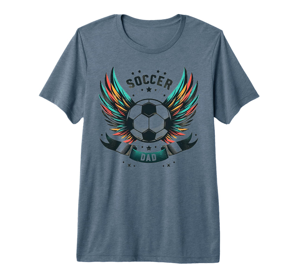 Soccer Dad Family Matching Dad Fathers T-Shirt - Custom Art Print Unisex - T-Shirt, Sweatshirt, Hoodie