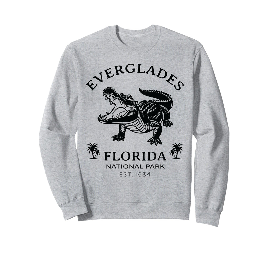 Everglades National Park Alligators Sweatshirt - Graphic Print Men Women - T-Shirt, Sweatshirt, Hoodie