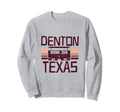 Denton Texas Cassette Tape Dallas Sweatshirt - Minimalist Print Men Women - T-Shirt, Sweatshirt, Hoodie