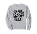 My Soccer Mom Era Groovy Soccer Sweatshirt - Minimalist Print for Adults - T-Shirt, Sweatshirt, Hoodie