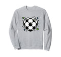 Soccer Ball Shaped Heart Mom Fan Sweatshirt - Custom Art Print for Adults - T-Shirt, Sweatshirt, Hoodie