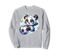 Soccer Player Panda Kicking Soccer Sweatshirt - Trendy Graphic Men Women - T-Shirt, Sweatshirt, Hoodie