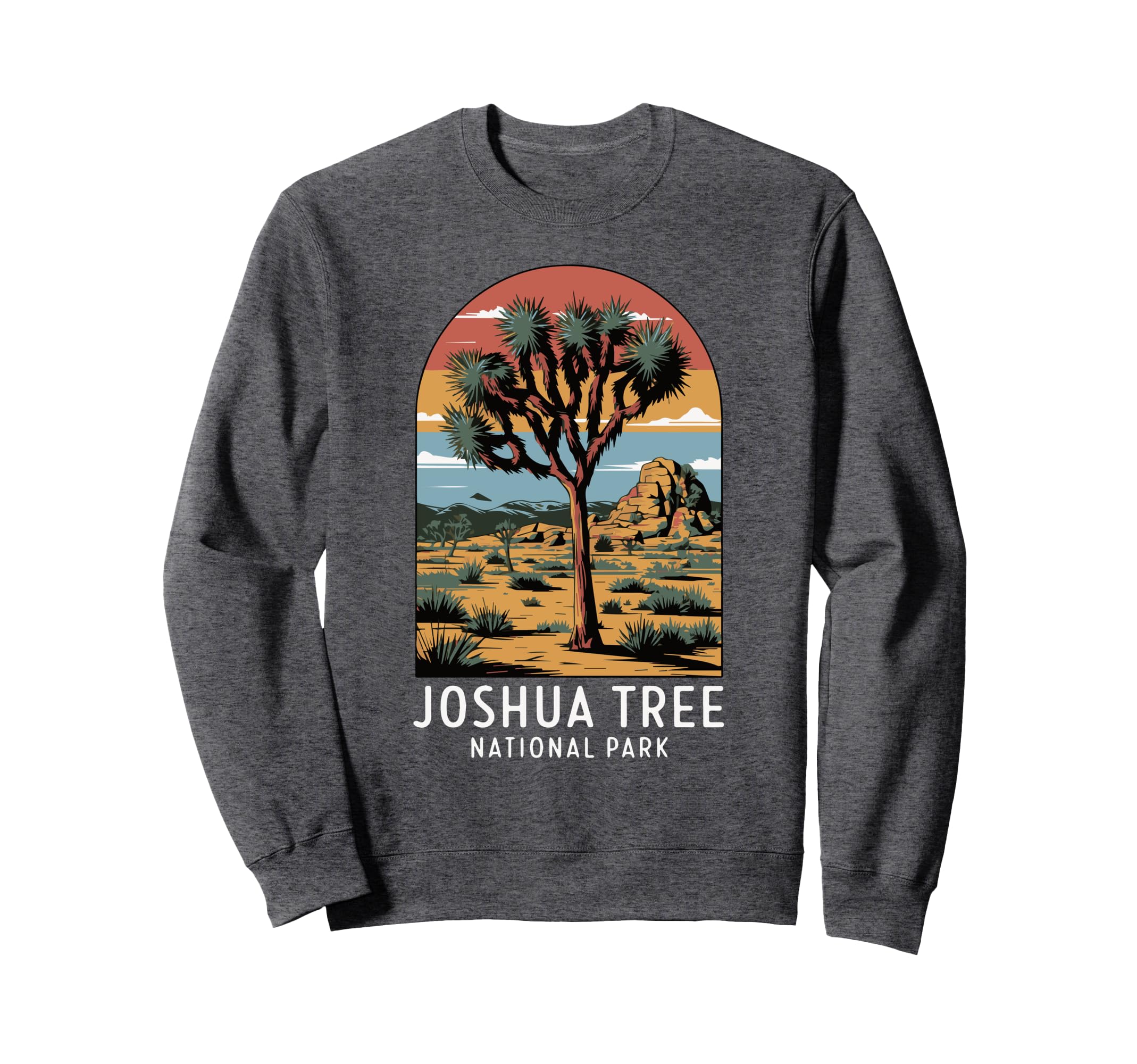 Joshua Tree National Park Art Sweatshirt - Unique Graphic Men Women - T-Shirt, Sweatshirt, Hoodie