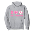 Peace Love Soccer Soccer Player Soccer Hoodie - Graphic Print Unisex - T-Shirt, Sweatshirt, Hoodie