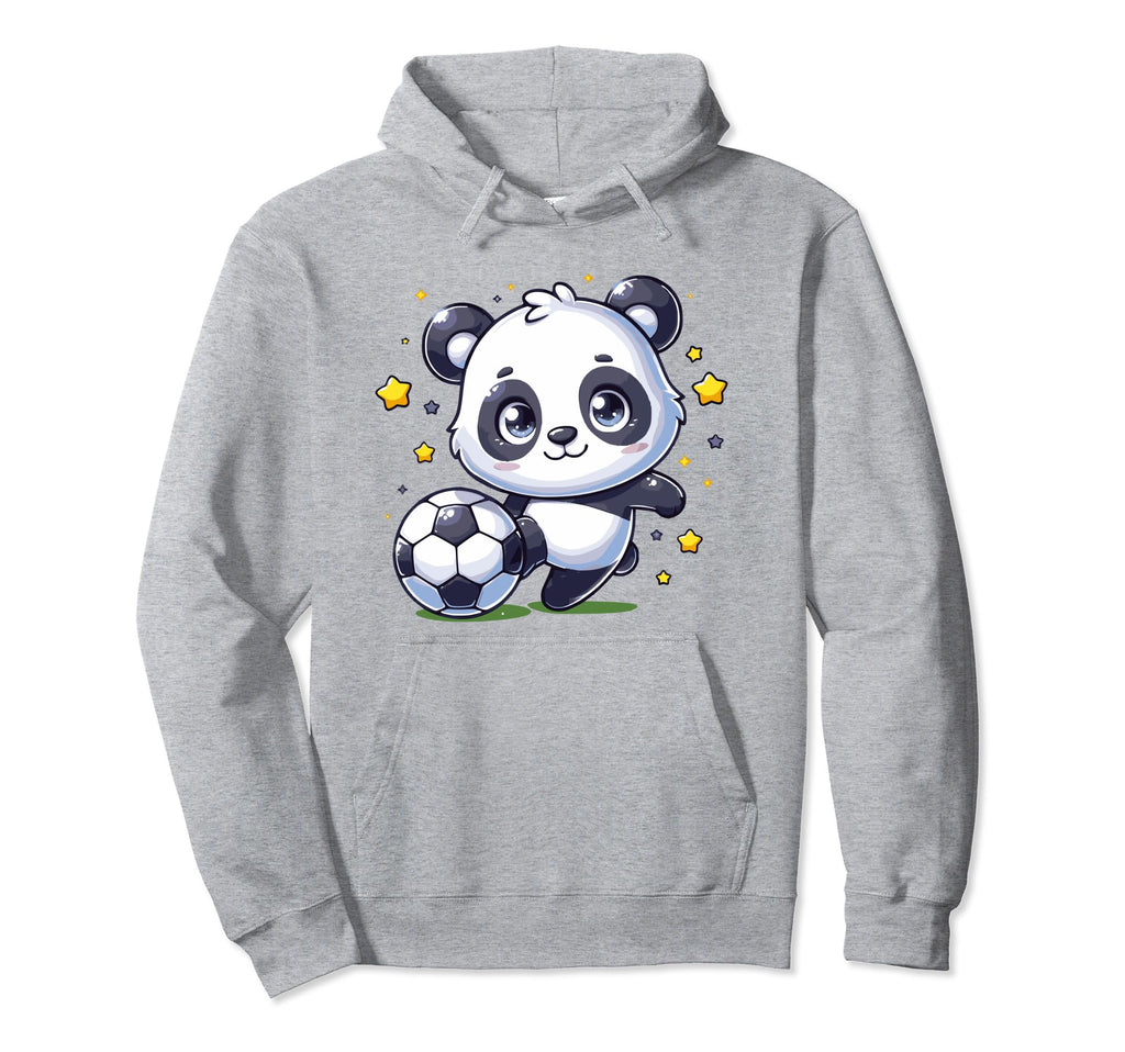 Soccer Player Panda Kicking Soccer Ball Hoodie - Fun Novelty Design Unisex - T-Shirt, Sweatshirt, Hoodie