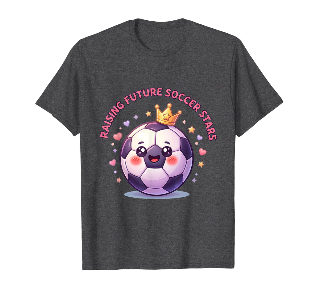 Raising Future Soccer Stars Soccer T-Shirt - Aesthetic Graphic for Adults - T-Shirt, Sweatshirt, Hoodie