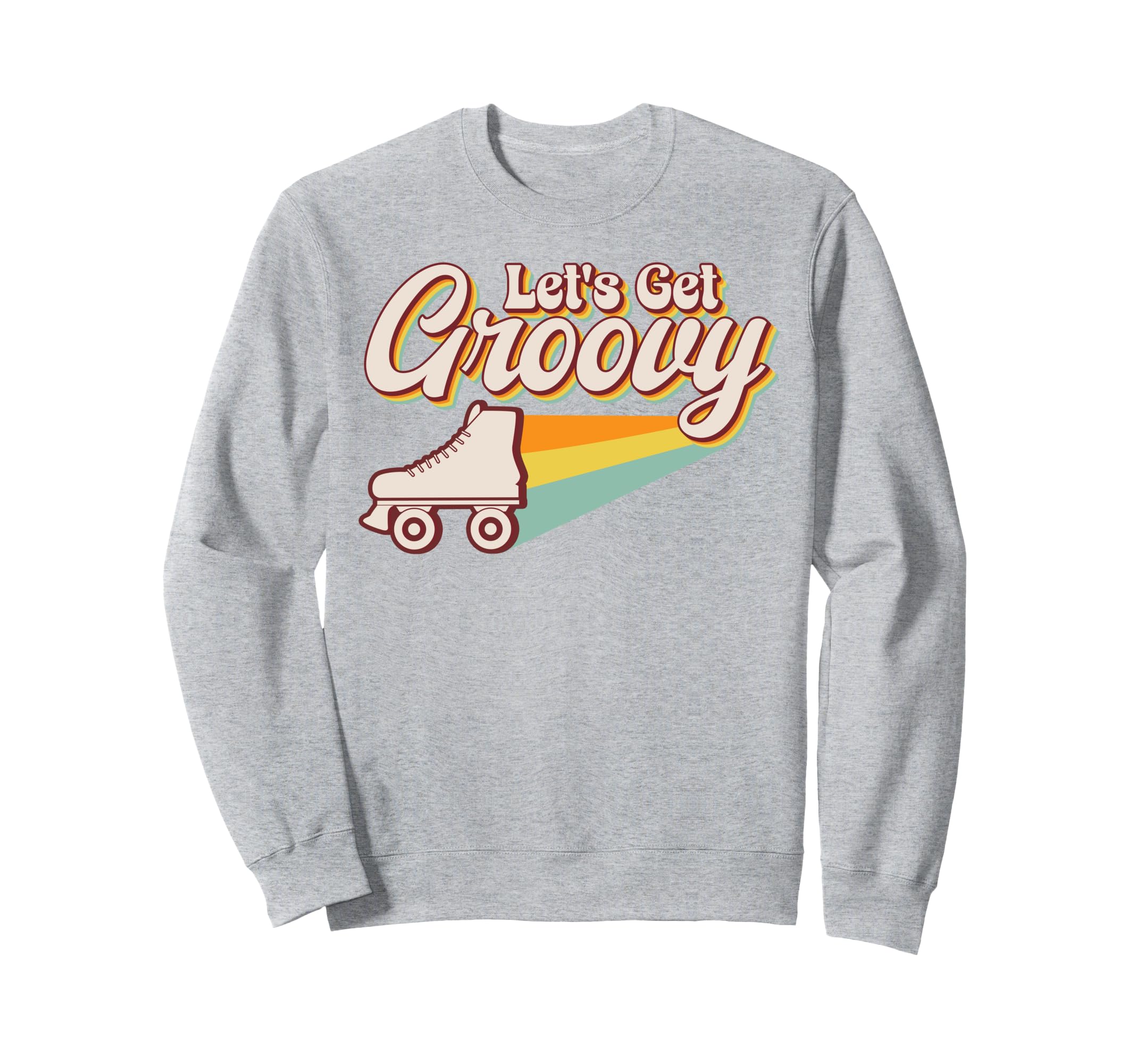 Roller Skating Skate 1970S Lets Sweatshirt - Custom Art Print for Adults - T-Shirt, Sweatshirt, Hoodie