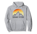 Grand Teton Wyoming Hoodie - Streetwear Style Men Women - T-Shirt, Sweatshirt, Hoodie
