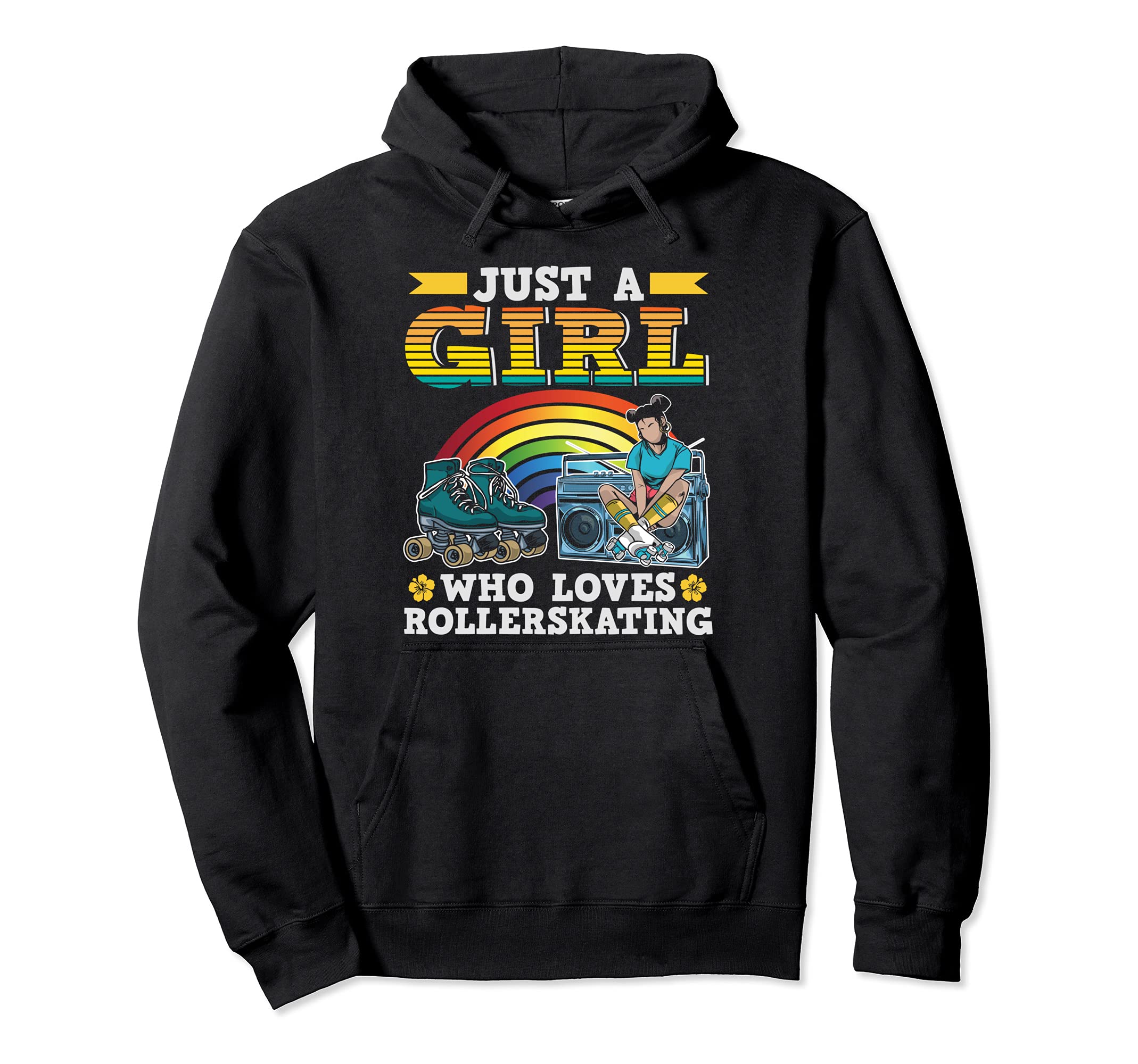 Who Loves Roller Skating Hoodie - Minimalist Print for Adults - T-Shirt, Sweatshirt, Hoodie