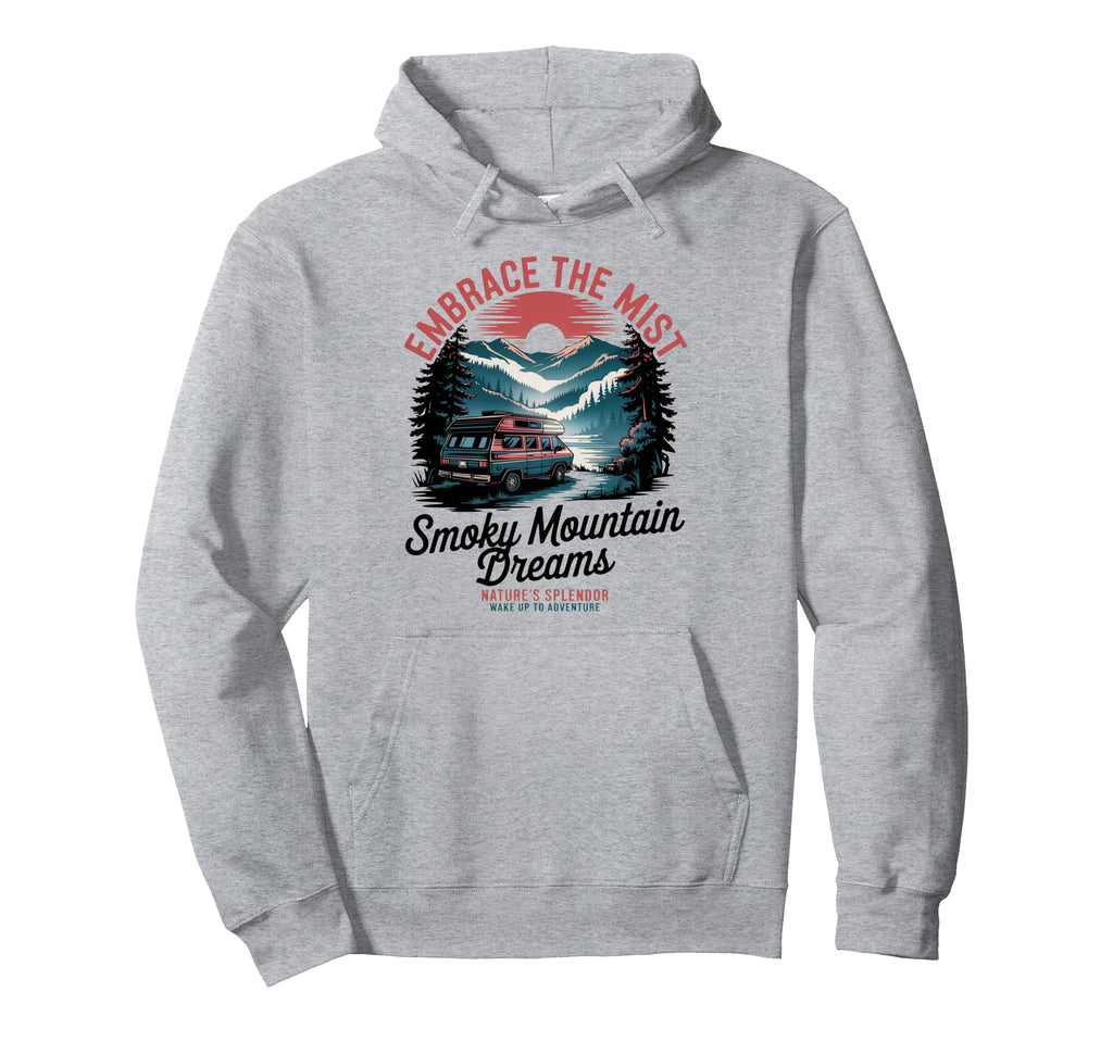 Great Smoky Mountains Camping National Hoodie - Custom Art Print Men Women - T-Shirt, Sweatshirt, Hoodie