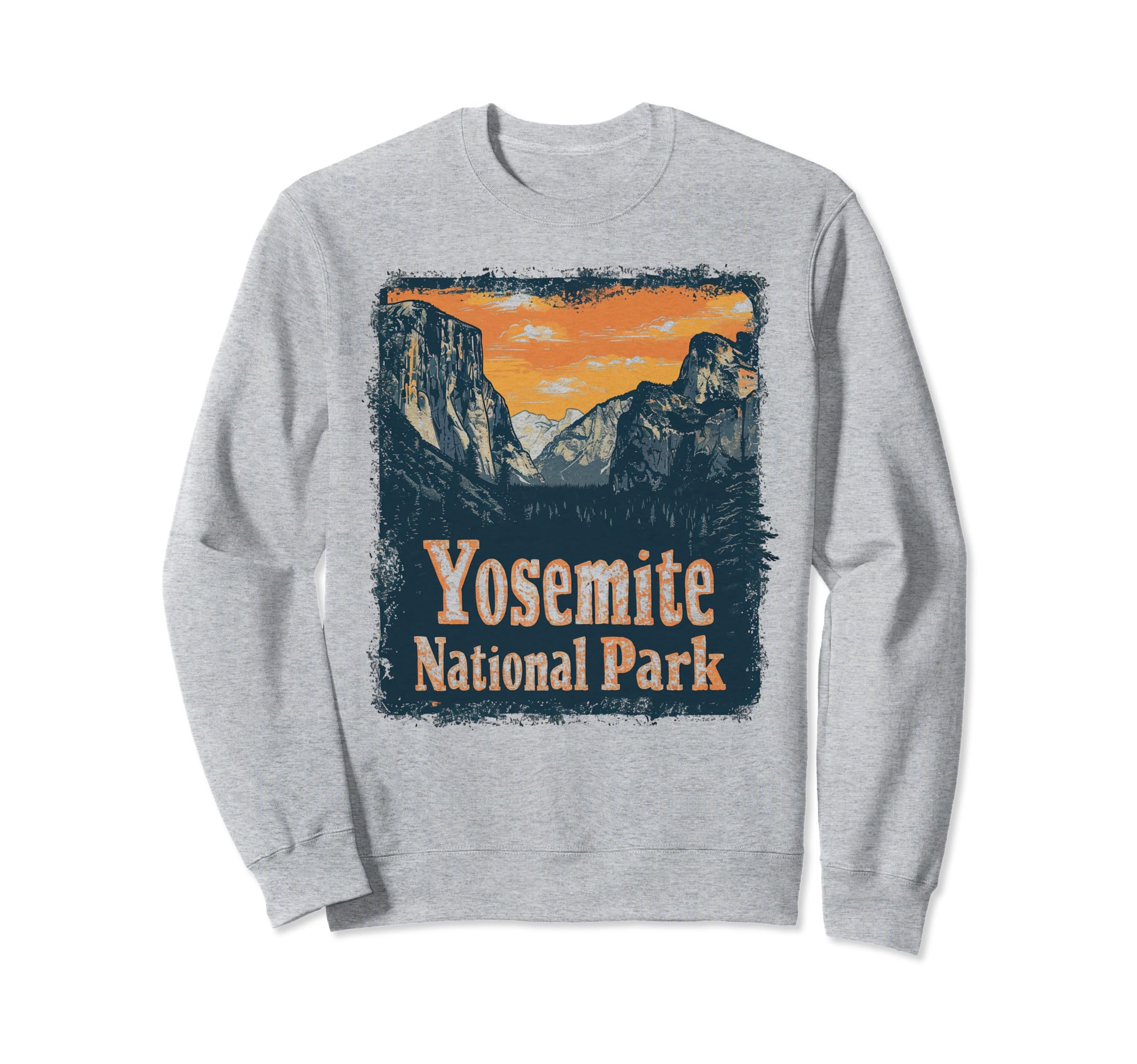 Yosemite Us National Park Sweatshirt - Custom Art Print Unisex - T-Shirt, Sweatshirt, Hoodie